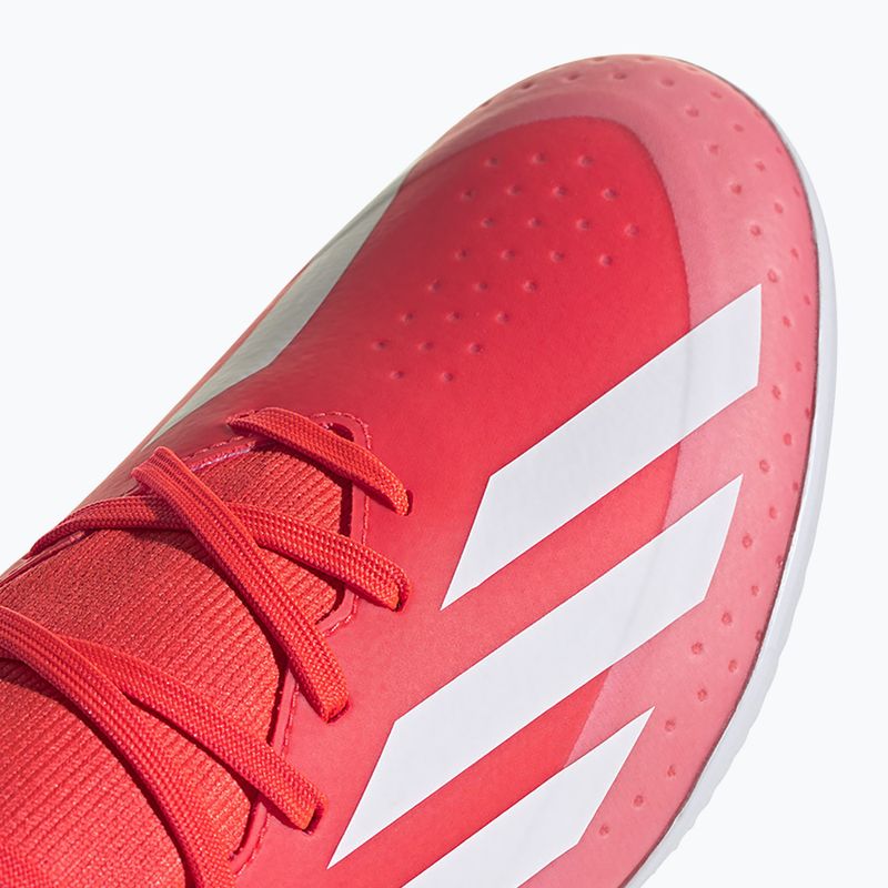 Herren adidas X Crazyfast League TF Fußballschuhe Solar Rot/Cloud Weiß/Team Solar Gelb 9