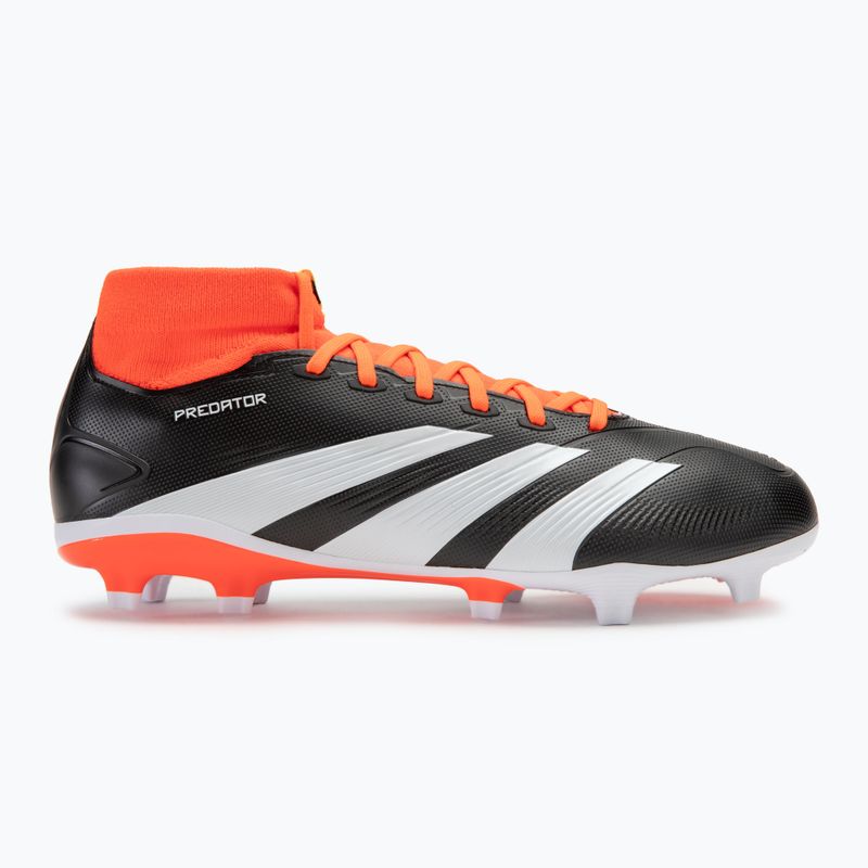 adidas Predator 24 League FG Herren Fußballschuhe schwarz/wolkenweiß/sonnenrot 2