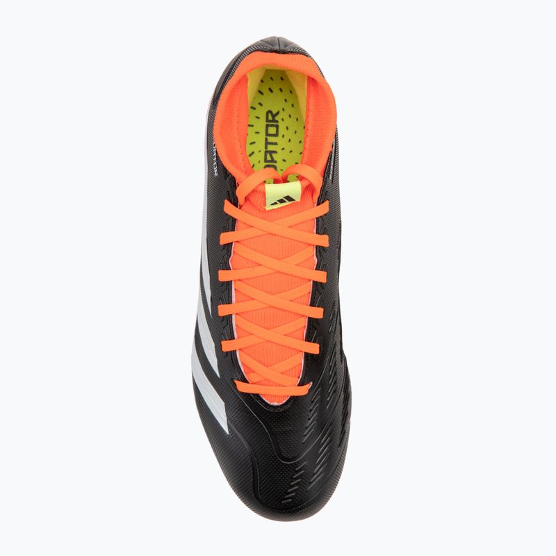 adidas Predator 24 League FG Herren Fußballschuhe schwarz/wolkenweiß/sonnenrot 5