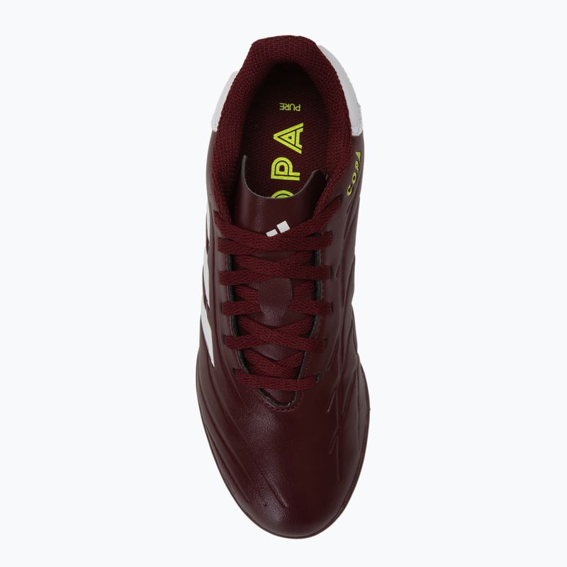 Kinder-Fußballschuhe adidas Copa Pure II Club TF shadow red/footwear white/team solar yellow