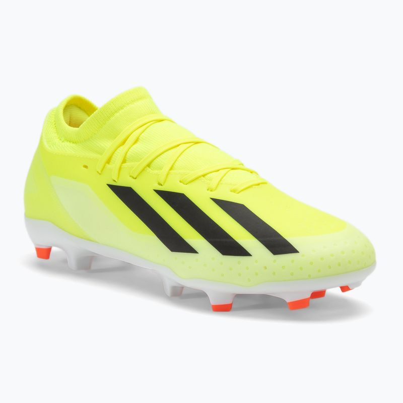 Herren adidas X Crazyfast League FG Team Fußballschuhe Solar Gelb/Core Schwarz/Cloud Weiß