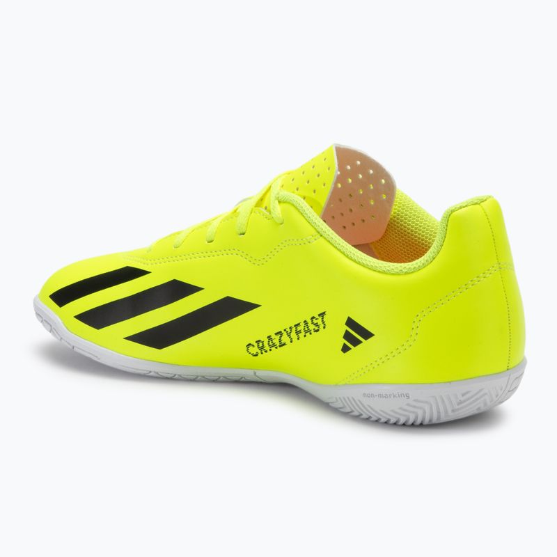 Kinder-Fußballschuhe adidas X Crazyfast Club IN team solar yellow/core black/cloud white
