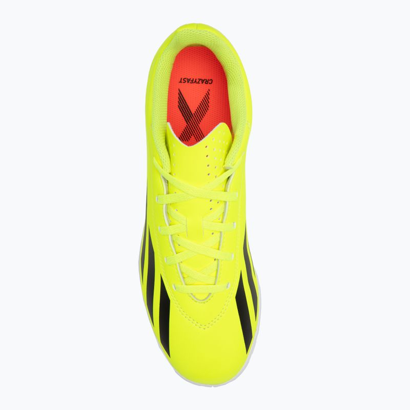 Kinder-Fußballschuhe adidas X Crazyfast Club IN team solar yellow/core black/cloud white
