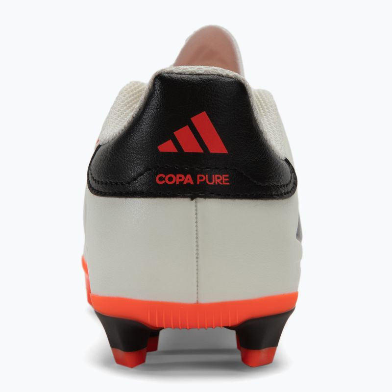 Kinder-Fußballschuhe adidas Copa Pure II Club FxG elfenbein/schwarz/sonnenrot