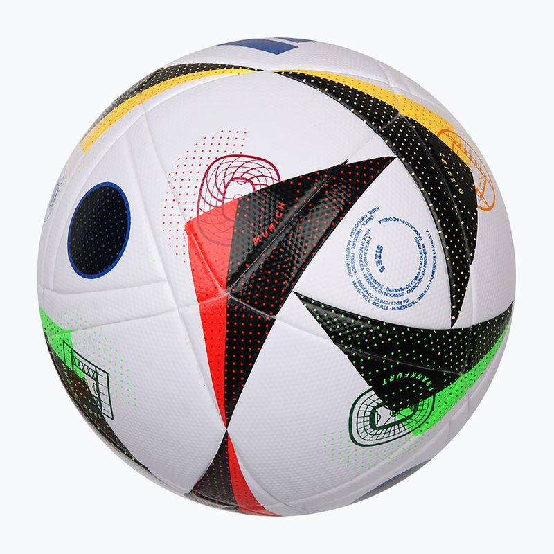 adidas Fußballliebe 2024 Liga Box weiß/schwarz/glow blau Größe 5 Fußball