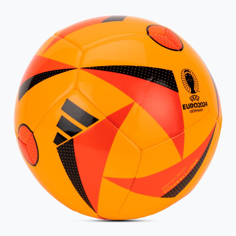 Fußball adidas Fussballiebe Club Euro 2024 solar gold/solar red/black Größe 5 2
