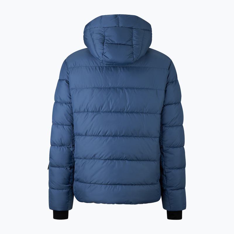 Herren gefütterte Jacke BOGNER FIRE+ICE Leather blue 2