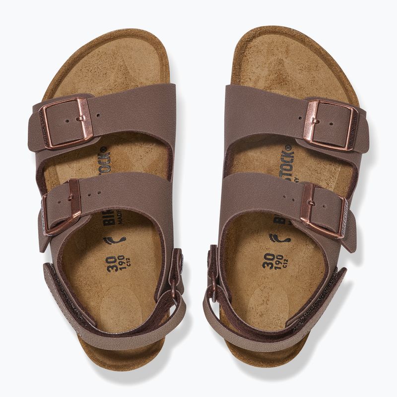 BIRKENSTOCK Milano AS Kinder BFBC Regular Mokka Sandalen 10