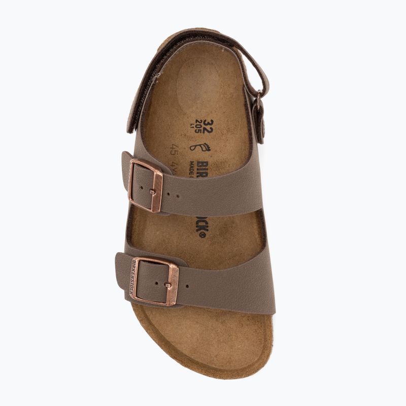 BIRKENSTOCK Milano AS Kinder BFBC Regular Mokka Sandalen 5