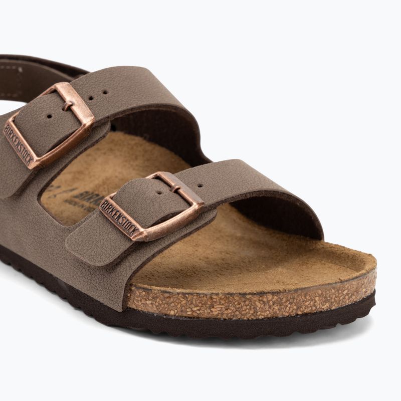 BIRKENSTOCK Milano AS Kinder BFBC Regular Mokka Sandalen 7