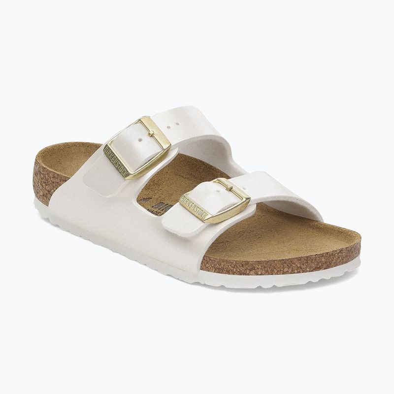 Kinder-Pantoletten BIRKENSTOCK Arizona Birko-Flor Narrow electric metallic pearl