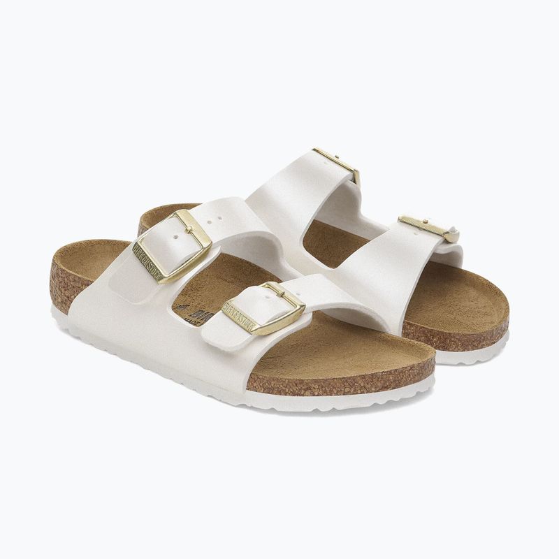 Kinder-Pantoletten BIRKENSTOCK Arizona Birko-Flor Narrow electric metallic pearl 3