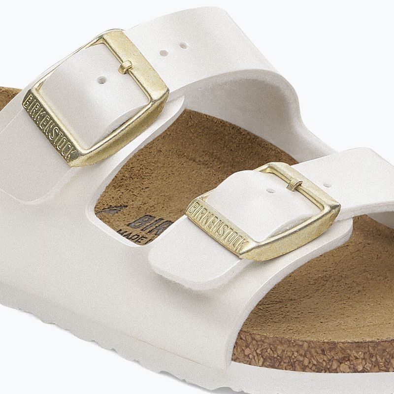 Kinder-Pantoletten BIRKENSTOCK Arizona Birko-Flor Narrow electric metallic pearl 5