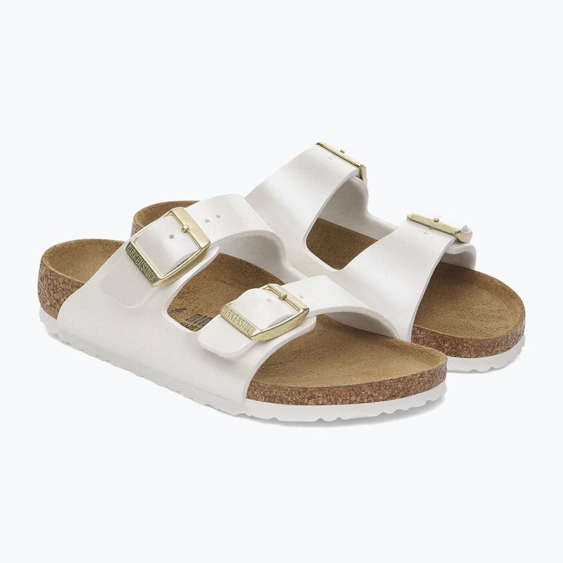 Kinder-Pantoletten BIRKENSTOCK Arizona Birko-Flor Narrow electric metallic pearl 3