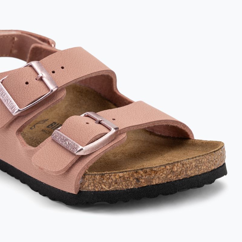 BIRKENSTOCK Milano AS Kinder BFBC Regular rosa Ton Sandalen 7