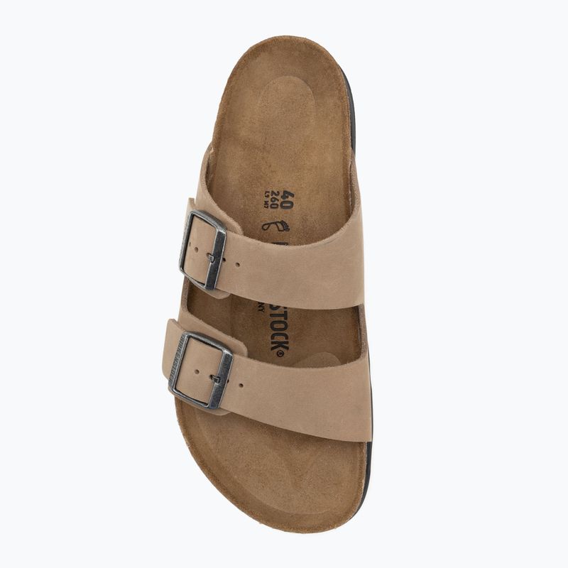 Pantoletten BIRKENSTOCK Arizona Crosstown Regular tabacco brown 6