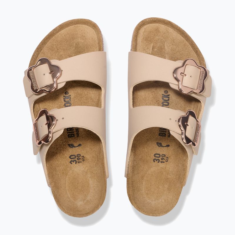 Kinder-Badelatschen BIRKENSTOCK Arizona Flowers Kids Birko-Flor sandcastle 3