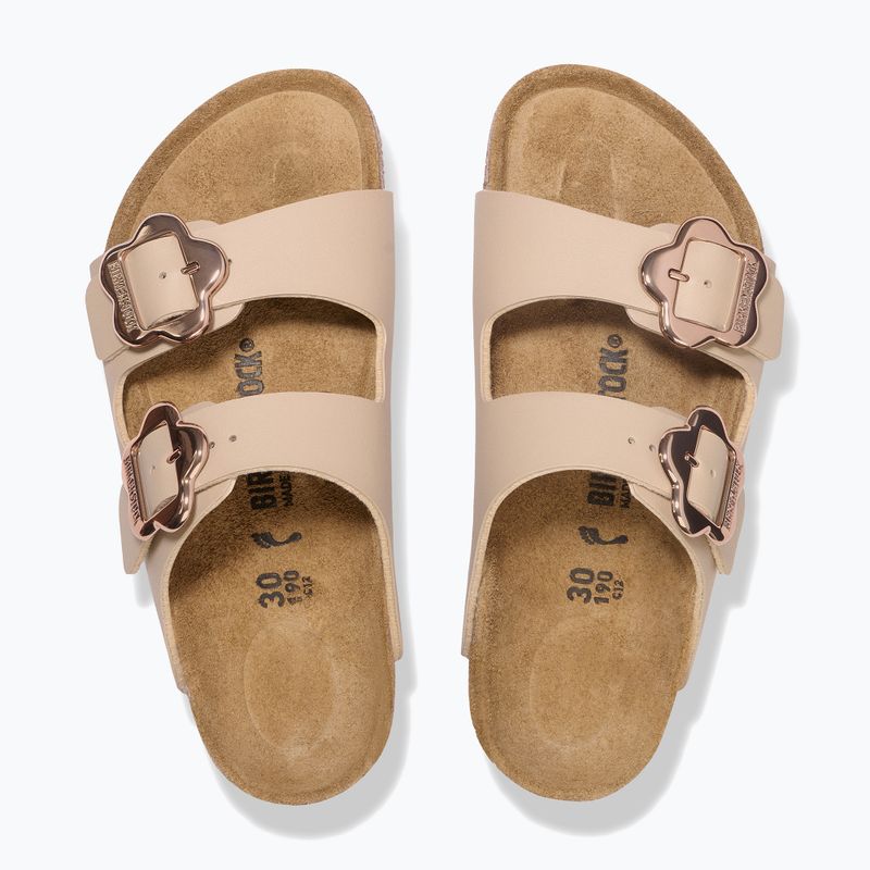 Kinder-Badelatschen BIRKENSTOCK Arizona Flowers Kids Birko-Flor sandcastle 3