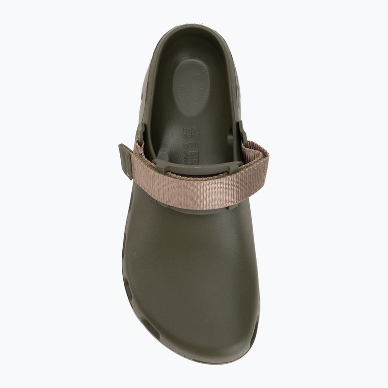 Schlappen BIRKENSTOCK Birki Flow TEX EVA Regular Khaki/gray taupe 6