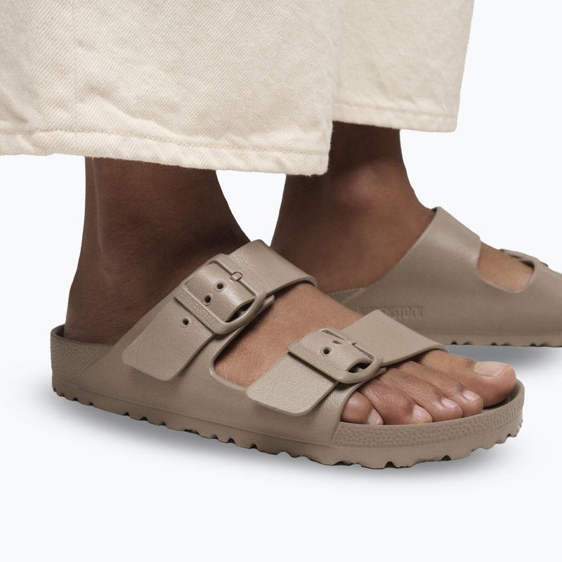 Pantoletten BIRKENSTOCK Arizona EVA Narrow gray taupe 8