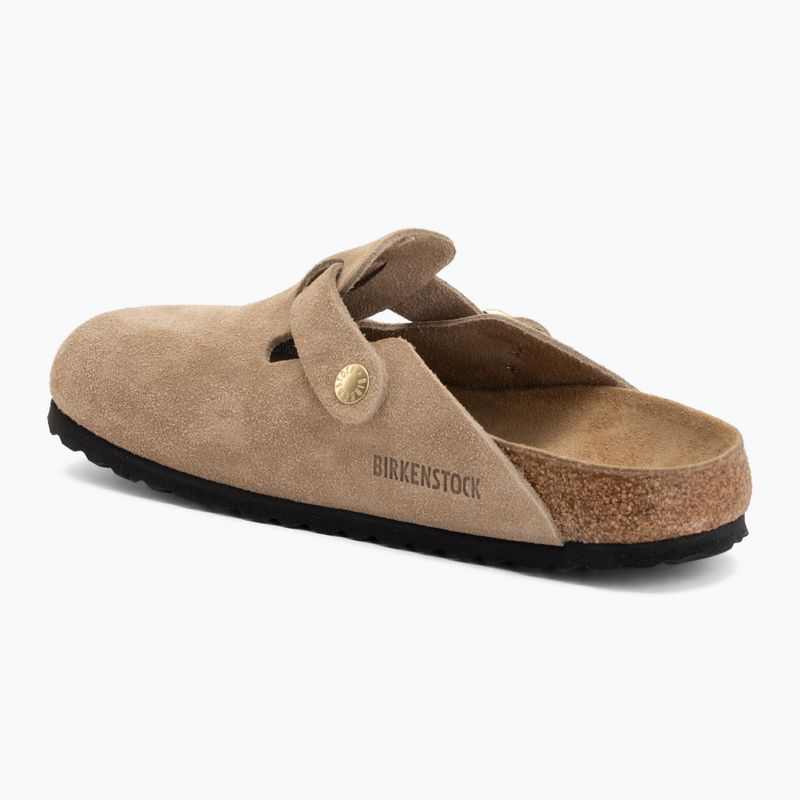 Badelatschen BIRKENSTOCK Boston Suede Leather sandcastle 3