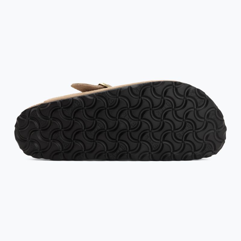Badelatschen BIRKENSTOCK Boston Suede Leather sandcastle 4