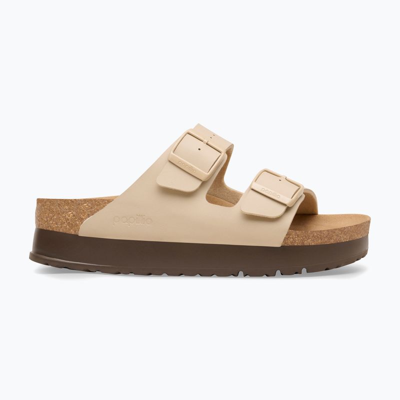 Klapki BIRKENSTOCK x Papillio Arizona Flex Platform Birko-Flor Narrow sandcastle 2