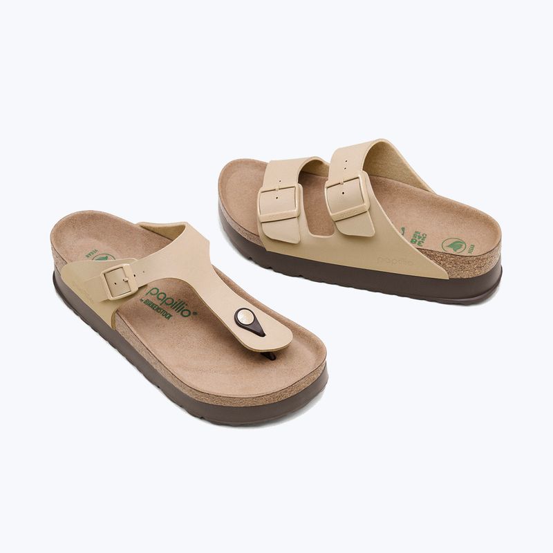 Badelatschen BIRKENSTOCK Arizona Flex Platform Birko-Flor sandcastle 5