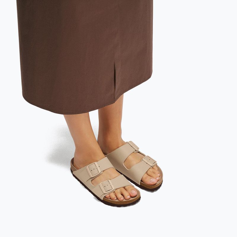 Badelatschen BIRKENSTOCK Arizona Birko-Flor triples sandcastle 6