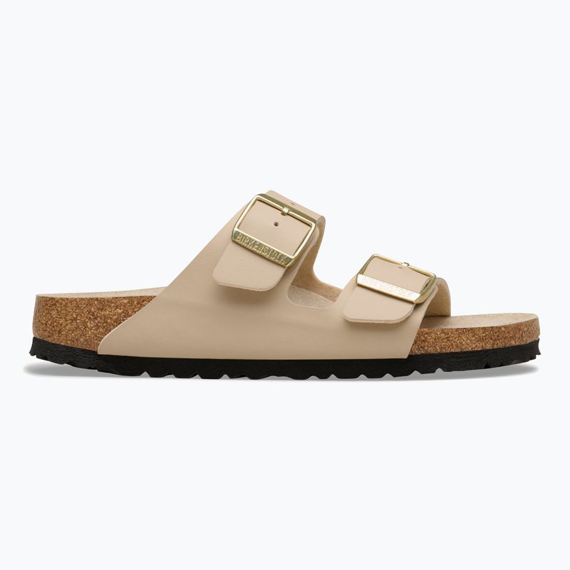 Damenbadelatschen BIRKENSTOCK Arizona Birko-Flor triples sandcastle/oyster 2