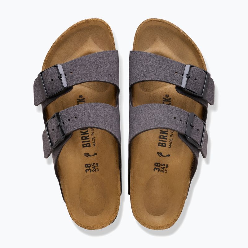Sandalen BIRKENSTOCK Arizona BF Narrow velvet gray/black 3