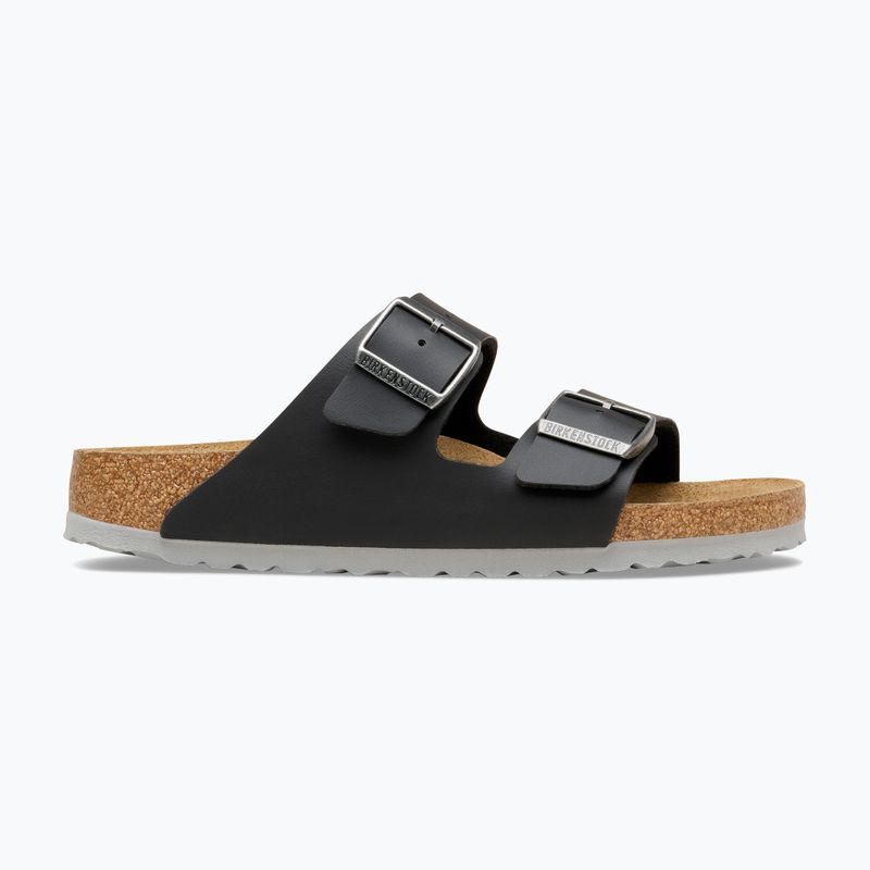 Badelatschen BIRKENSTOCK Arizona Birko-Flor black/light gray 2