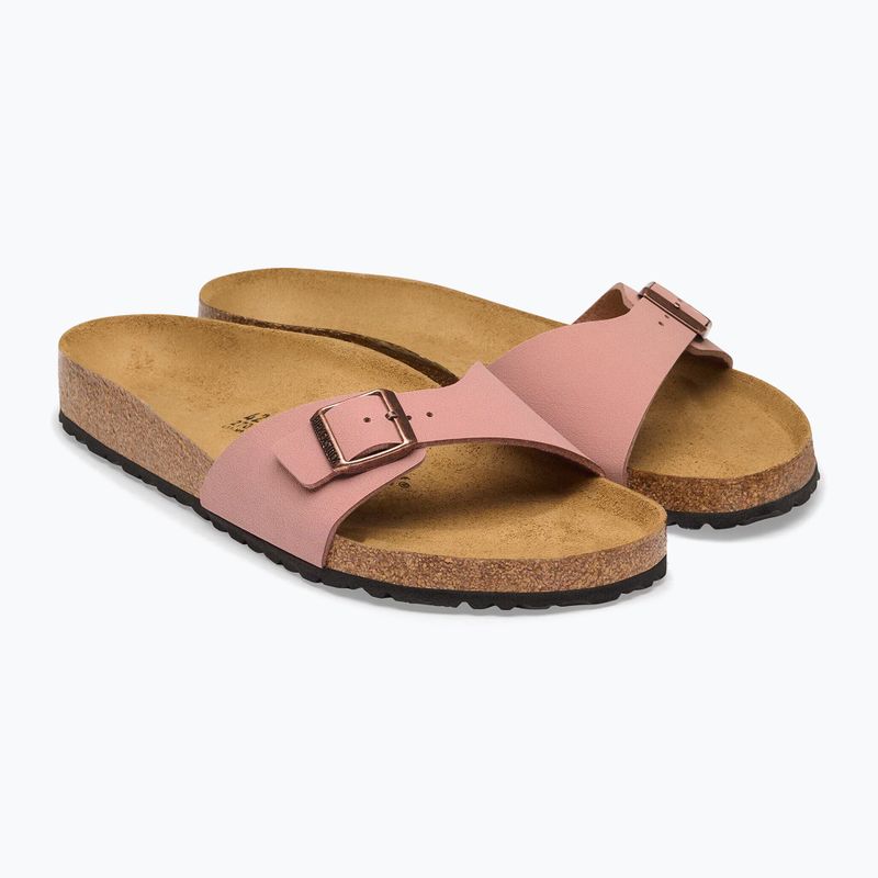Damenpantoletten BIRKENSTOCK Madrid Birkibuc Narrow Pink Clay 3