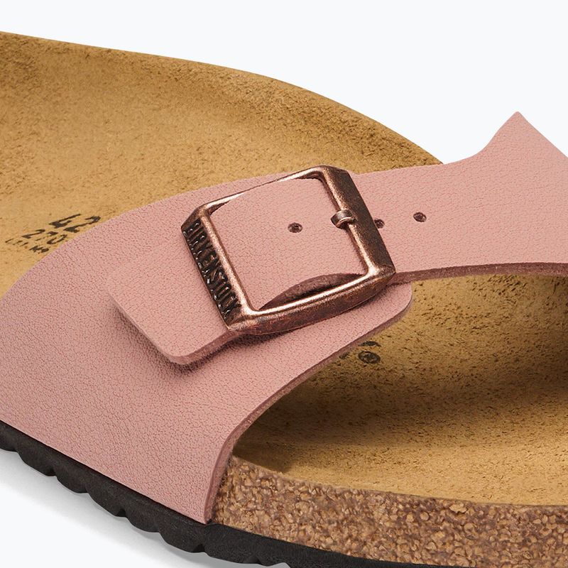 Damenpantoletten BIRKENSTOCK Madrid Birkibuc Narrow Pink Clay 6