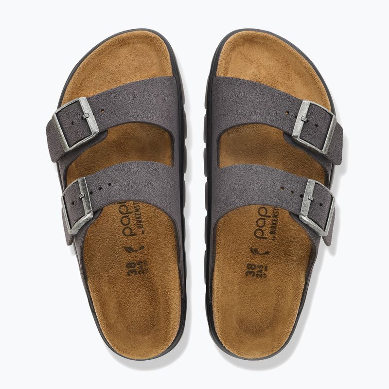 Badelatschen BIRKENSTOCK Arizona Chunky Birkibuc velvet gray 3