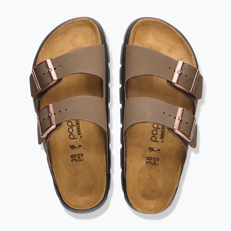 Badelatschen BIRKENSTOCK Arizona Chunky Birkibuc mocca 3