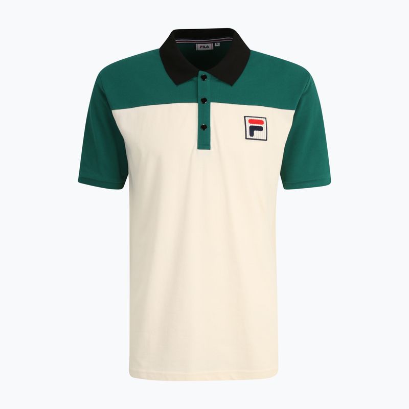 Poloshirt Herren FILA Lianshan Blocked antique white-aventurine 5