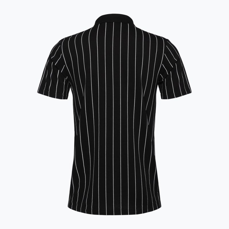 Poloshirt Herren FILA Luckenwalde black/bright white striped 6