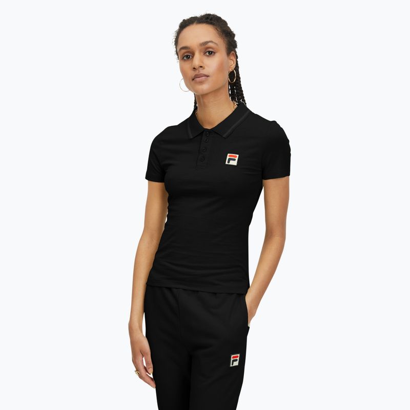 Poloshirt Damen FILA Leuben black