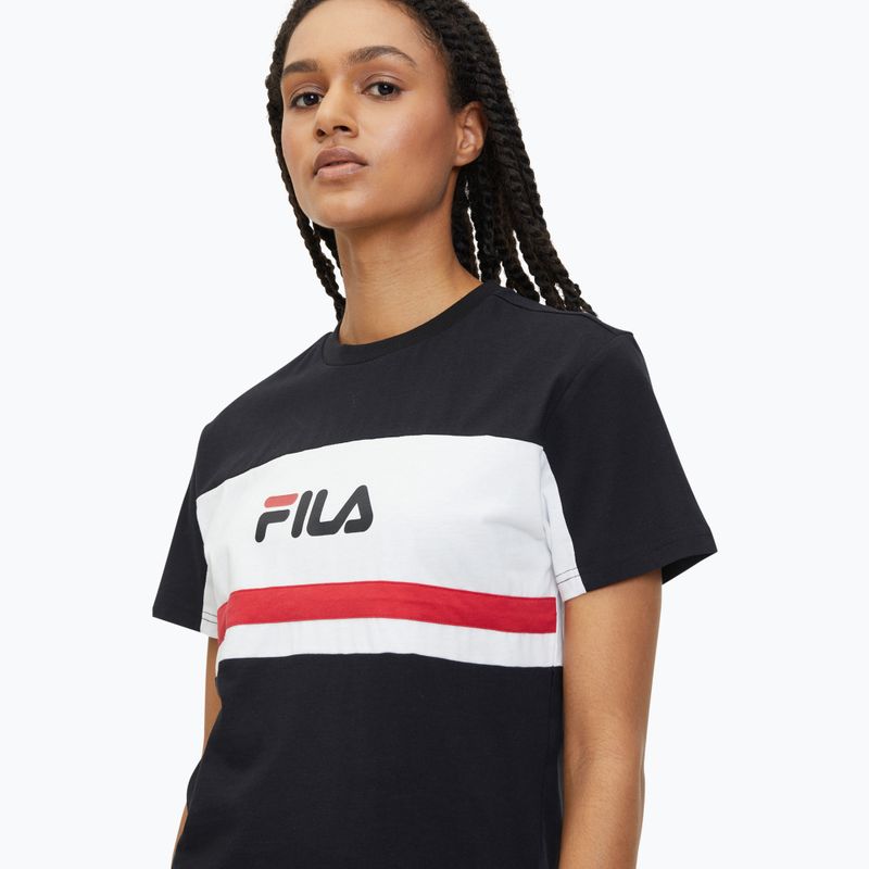 Damenshirt FILA Lishui black/bright white
