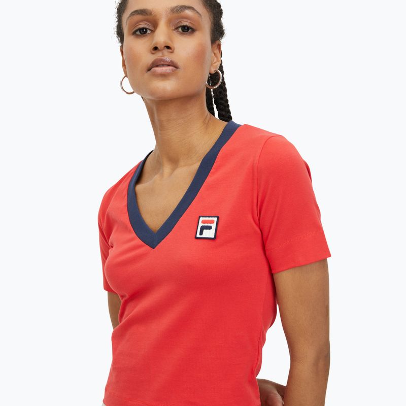 Damenshirt FILA Ludhiana true red 4