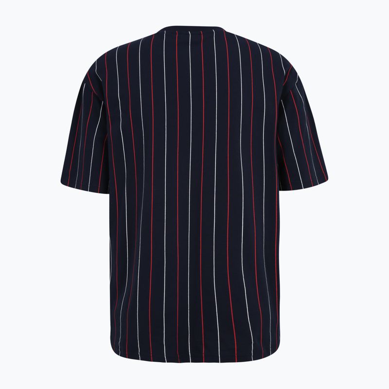 Shirt Herren FILA Lobito Pinstriped black iris/two color stiped