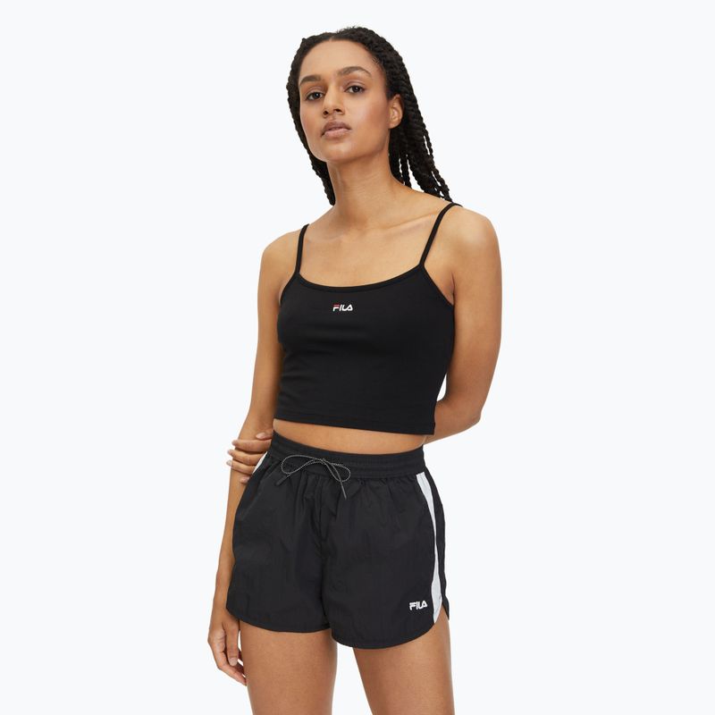 Damenshirt FILA Loni Cropped Spaghetti black