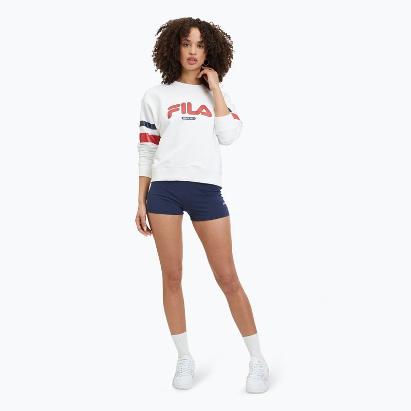 Damen Hoodie Sweatshirt FILA Latur bright white 2