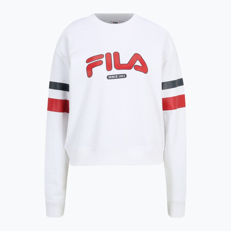 Damen Hoodie Sweatshirt FILA Latur bright white 5