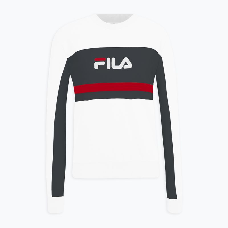 Damen Hoodie Sweatshirt FILA Lishui bright white/black 5