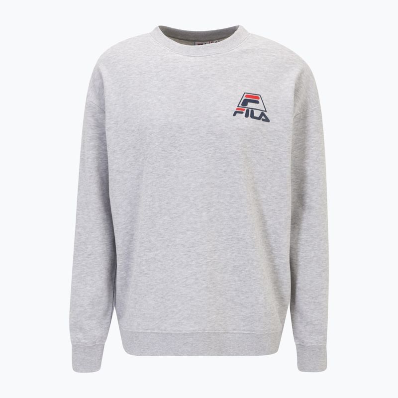 Herren Hoodie Sweatshirt FILA Lahti Crew light grey melange