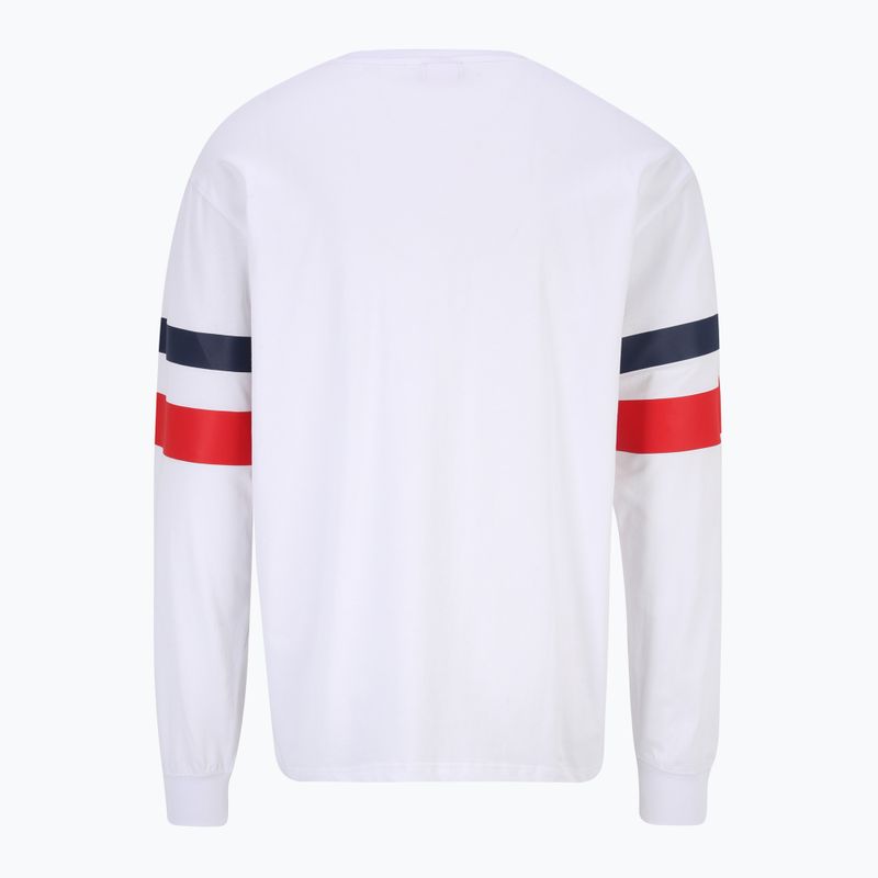 Herren Hoodie Sweatshirt FILA Luohe Oversized Crew bright white 6