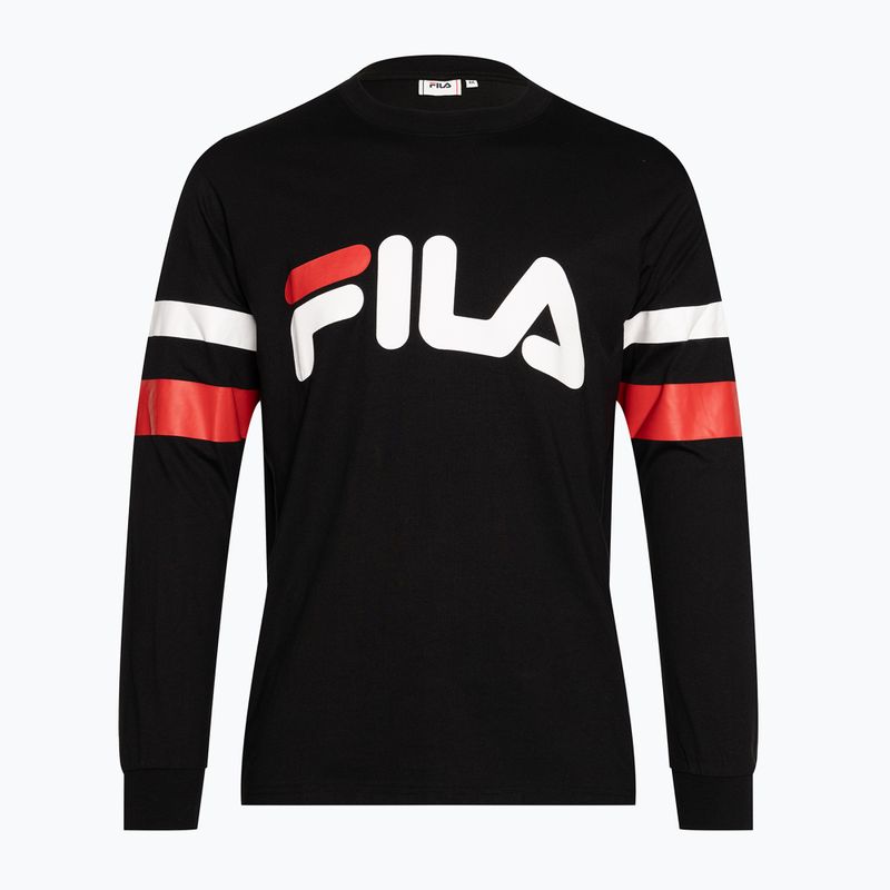 Herren Hoodie Sweatshirt FILA Luohe Oversized Crew black 5