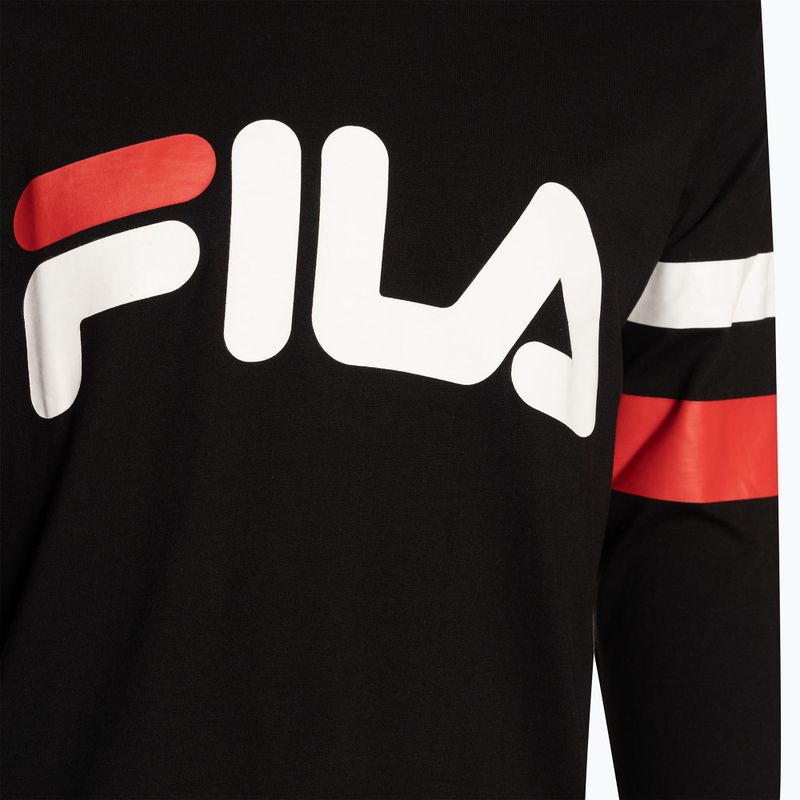 Herren Hoodie Sweatshirt FILA Luohe Oversized Crew black 7